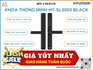 Khóa cửa nhôm thông minh HYUNDAI HY-SLS003 BLACK - Chống nước